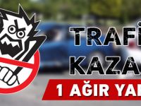 Akçaabat'ta Trafik Kazası 1 Ağır Yaralı