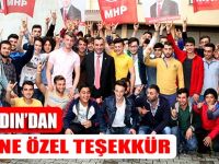 Yavuz Aydın'dan Seçmen özel Teşekkür
