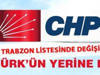CHP Trabzon Listesi değişti.