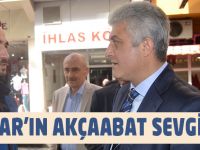 Adnan Günnar, her fırsatta Akçaabat'ta halk ile buluşuyor.
