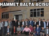 Balta, Acısu mahallesini ziyaret etti.