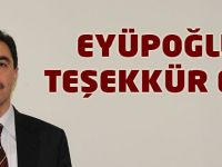 Eyüpoğlu teşekkür etti