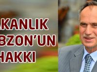 Türkmen "Bakanlık Hakkımız"
