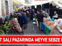 Akçaabat Salı Pazarında Meyve Sebze Fiyatları