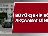 Büyükşehir Söyledi Akçaabat Dinlemedi