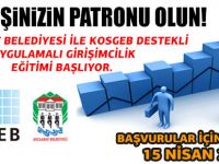 Uygulamalı Girişimcilik Eğitimi Başvuru İlanı