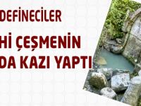 Tarihi Çeşme Yanında Kazı