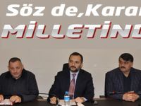 Enes Aslan "Söz de karar da milletimizindir'