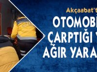 Otomobilin Çarptığı Yaya Ağır Yaralandı