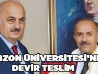 Trabzon Üniversitesi'nde Devir Teslim