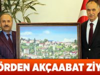 Rektörden Akçaabat Ziyareti