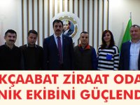Akçaabat Ziraat Odası Teknik Ekibi Güçleniyor