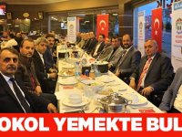 Protokol Yemekte Buluştu