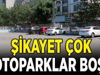 Otoparklar Boş Kaldı
