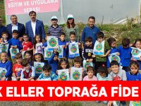 Minik Eller Toprağa Fide Dikti