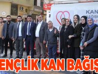 AK Gençlik Kan Bağışladı