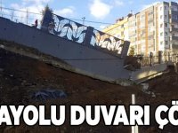 Çöken Duvar Millet Bahçesine Zarar Verdi.