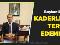 Başkan Ekim " YAŞILARI KADERİNE TERK EDEMEYİZ