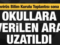 Eğitime verilen ara 30 Nisan'a kadar uzatıldı.