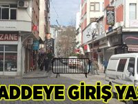 İnönü Caddesi Kapatıldı