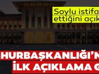 İçişleri Bakanı Süleyman Soylu'nun istifası kabul edilmedi.