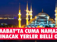 Akçaabat'ta Cuma Namazlarının Kılınacağı Yerler Belli Oldu.