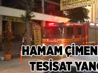 Hamam Çimeni Çarşısı’nda Yangın