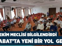 Ekim Meclisi Bilgilendirdi