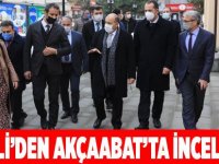 Vali Akçaabat'ta