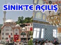 Şinikte Yeni Cami İbadete Açıldı