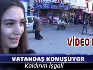 Akçaabatlı ''Kaldırım İşgali''ni Konuşuyor