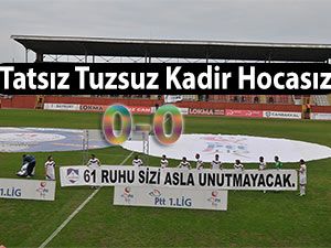 PTT 1. Lig'de 1461 Trabzon, sahasında Ankaraspor ile 0-0 berabere kaldı.