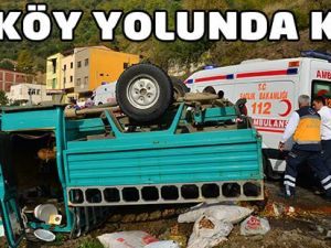 Düzköy Yolunda Kaza 6 Yaralı