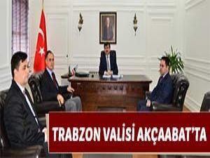 Trabzon Valisi Akçaabat'ta