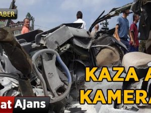 Kaza Anı Kamerada