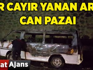 Akçaabat'ta Araç Yangını