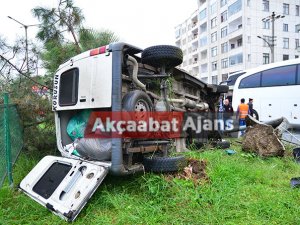 Akçaabat'ta Kaza 1 Yaralı