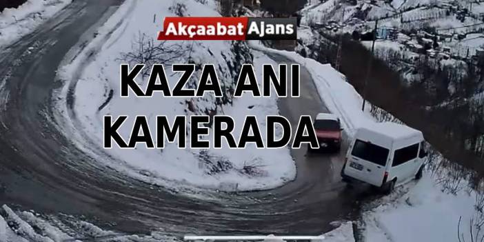 Akçaabat'ta Kaza Anı Kamerada