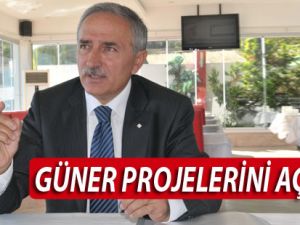 Ahmet Güner basın toplantısı düzenledi.